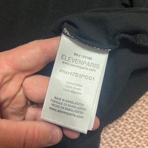 Black polo style shirt